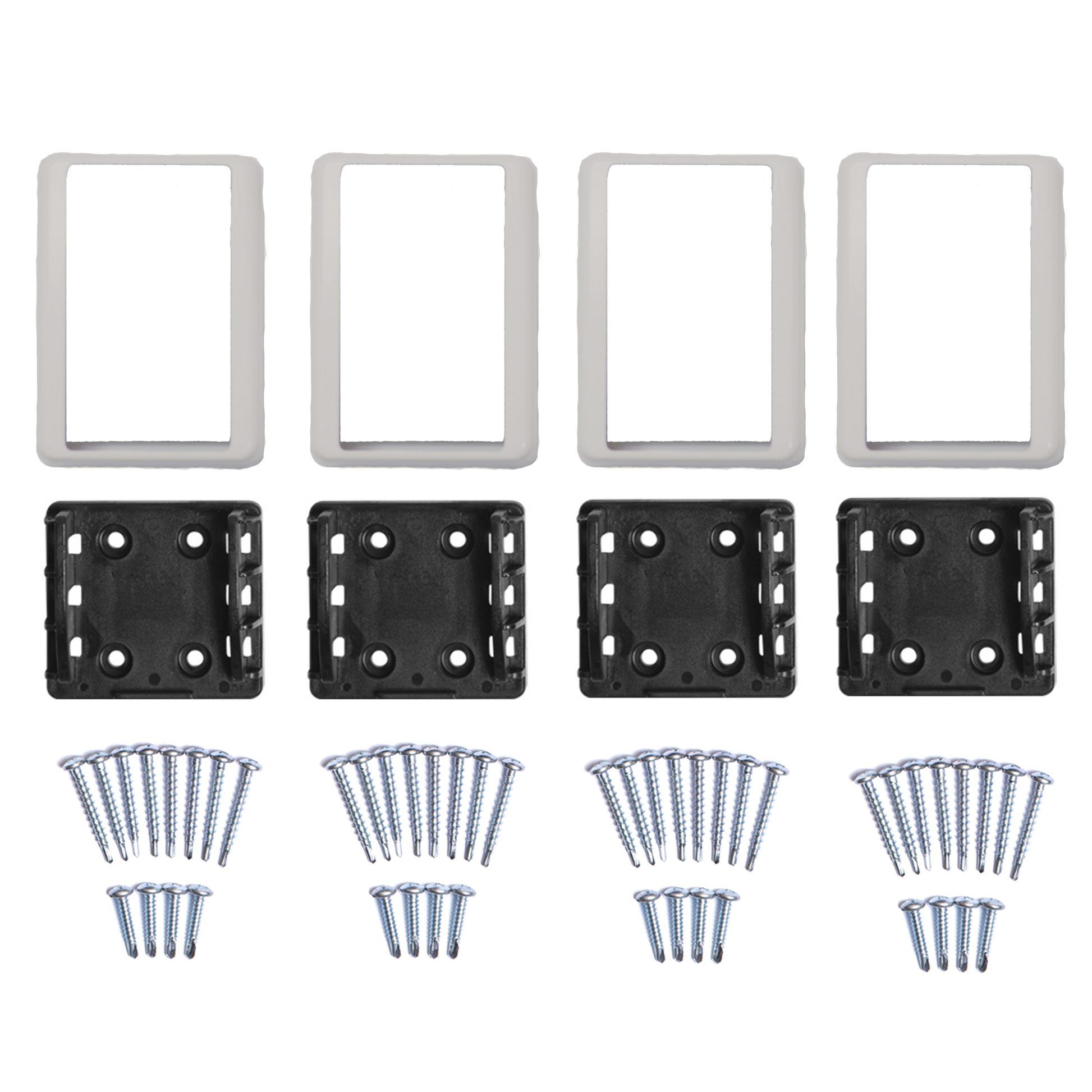 Khaki vinyl 2 piece bracket kit
