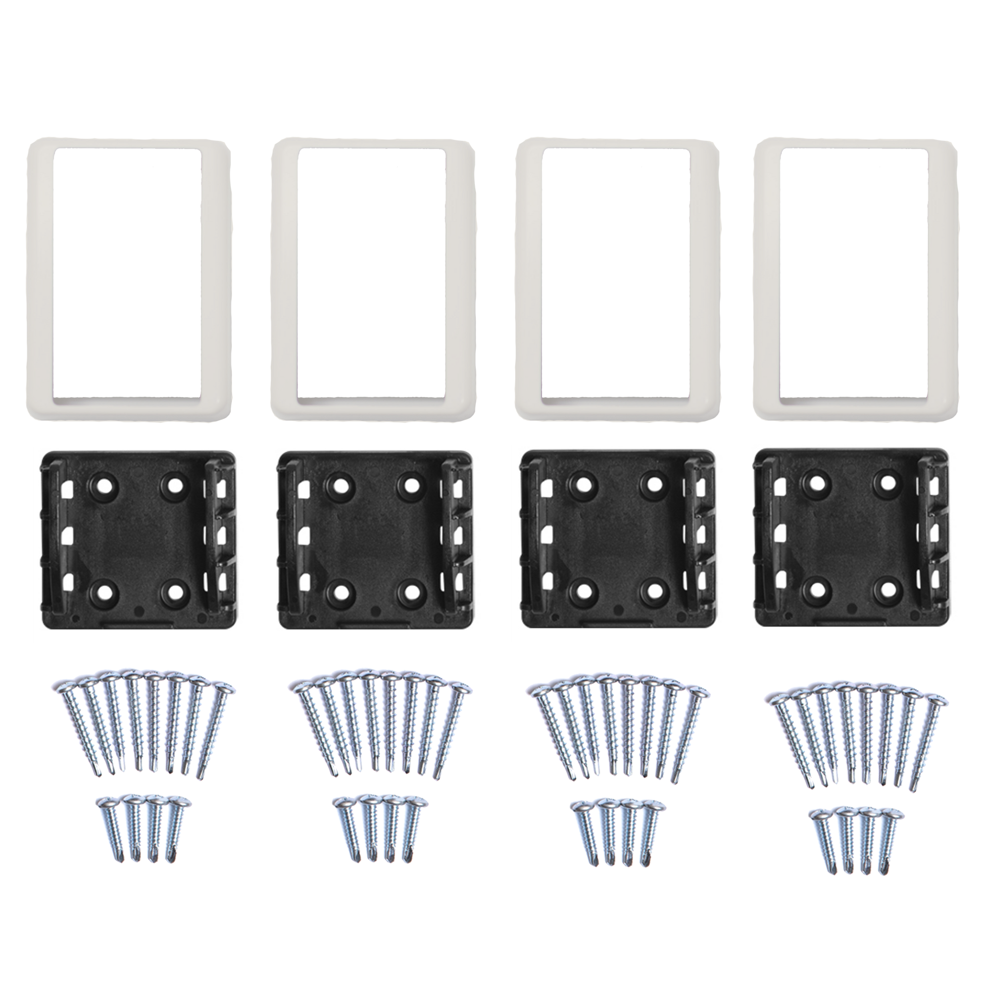 Tan vinyl 2 piece bracket kit