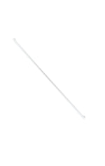 white ADA wall return railing stock image