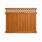 cedar woodgrain vinyl privacy panel
