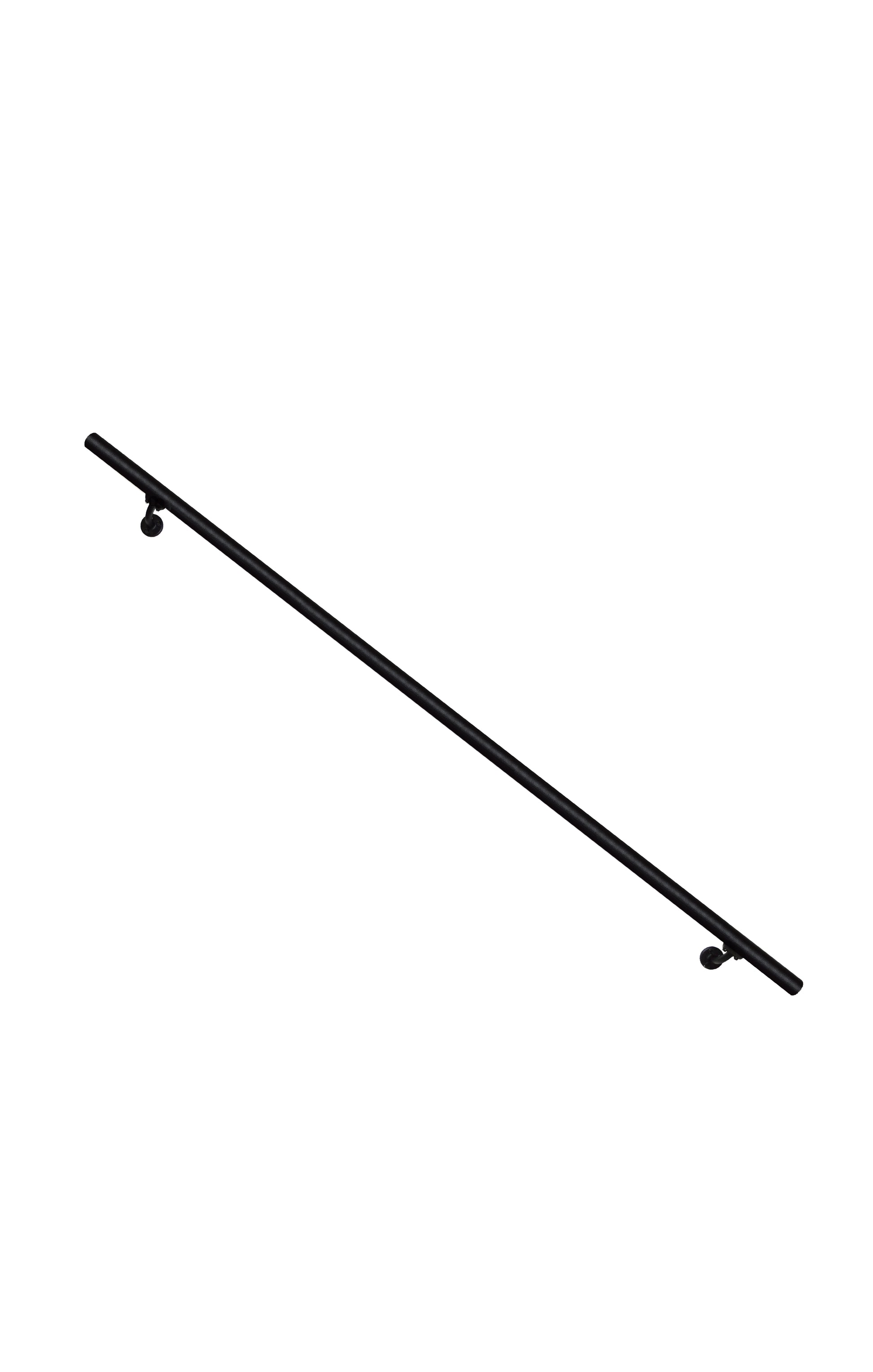 black ADA railing stock image