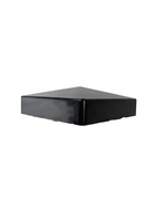 black vinyl post cap