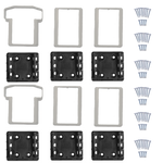 Khaki vinyl Cheshire rail kit stock image