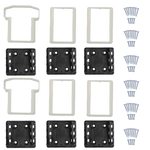 Tan vinyl Cheshire rail kit stock image