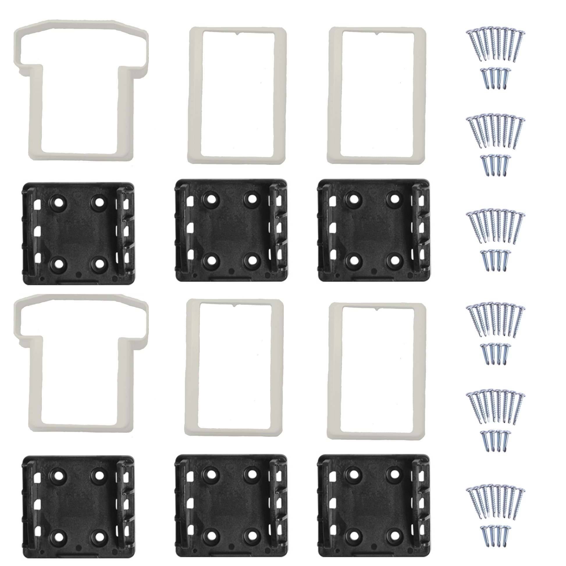Tan vinyl Cheshire rail kit stock image