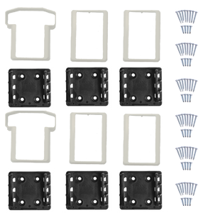 Tan vinyl Cheshire rail kit stock image