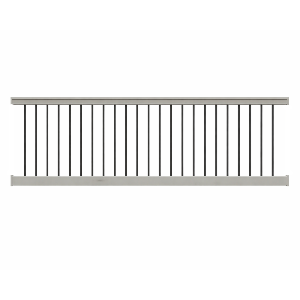 Weatherables Bolton khaki vinyl deck railing stock image
