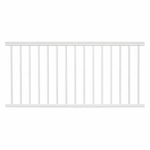 Stanford white aluminum railing panel stock image
