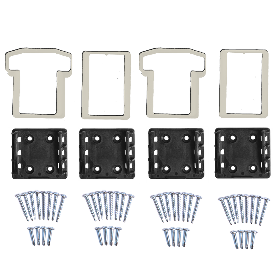 Vinyl Railing Brackets | Deck & Porch Railing | Accessories