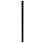black aluminum railing post