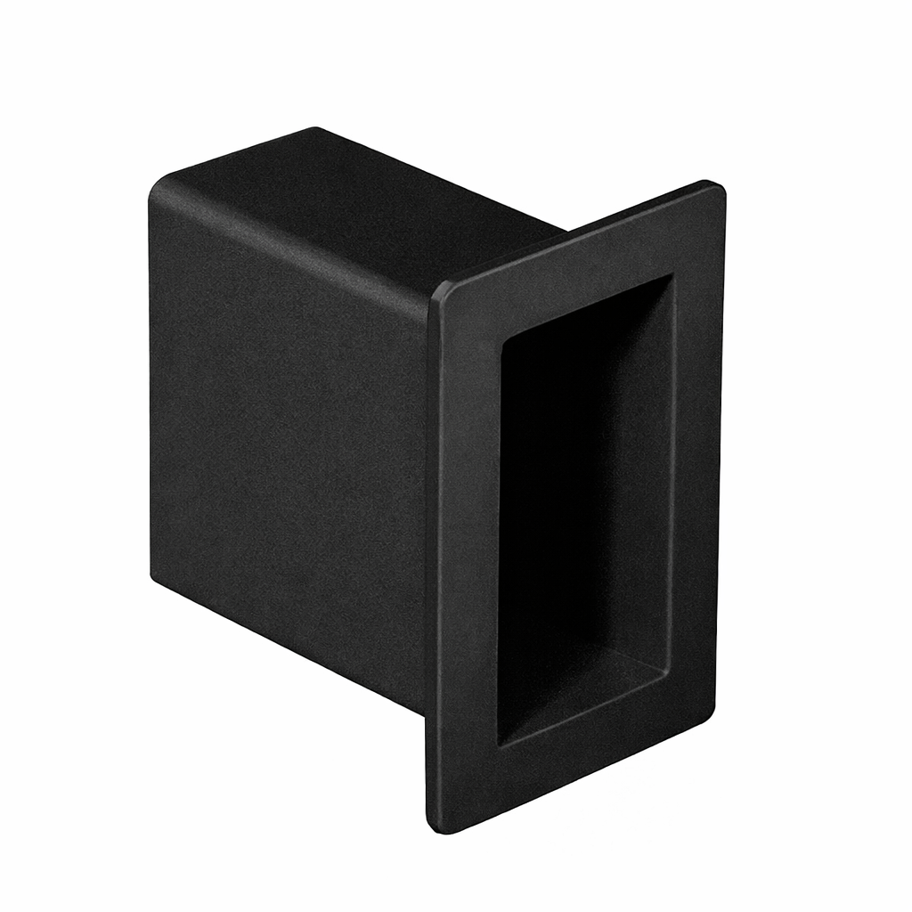 black vinyl gate socket