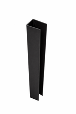 black vinyl u-channel