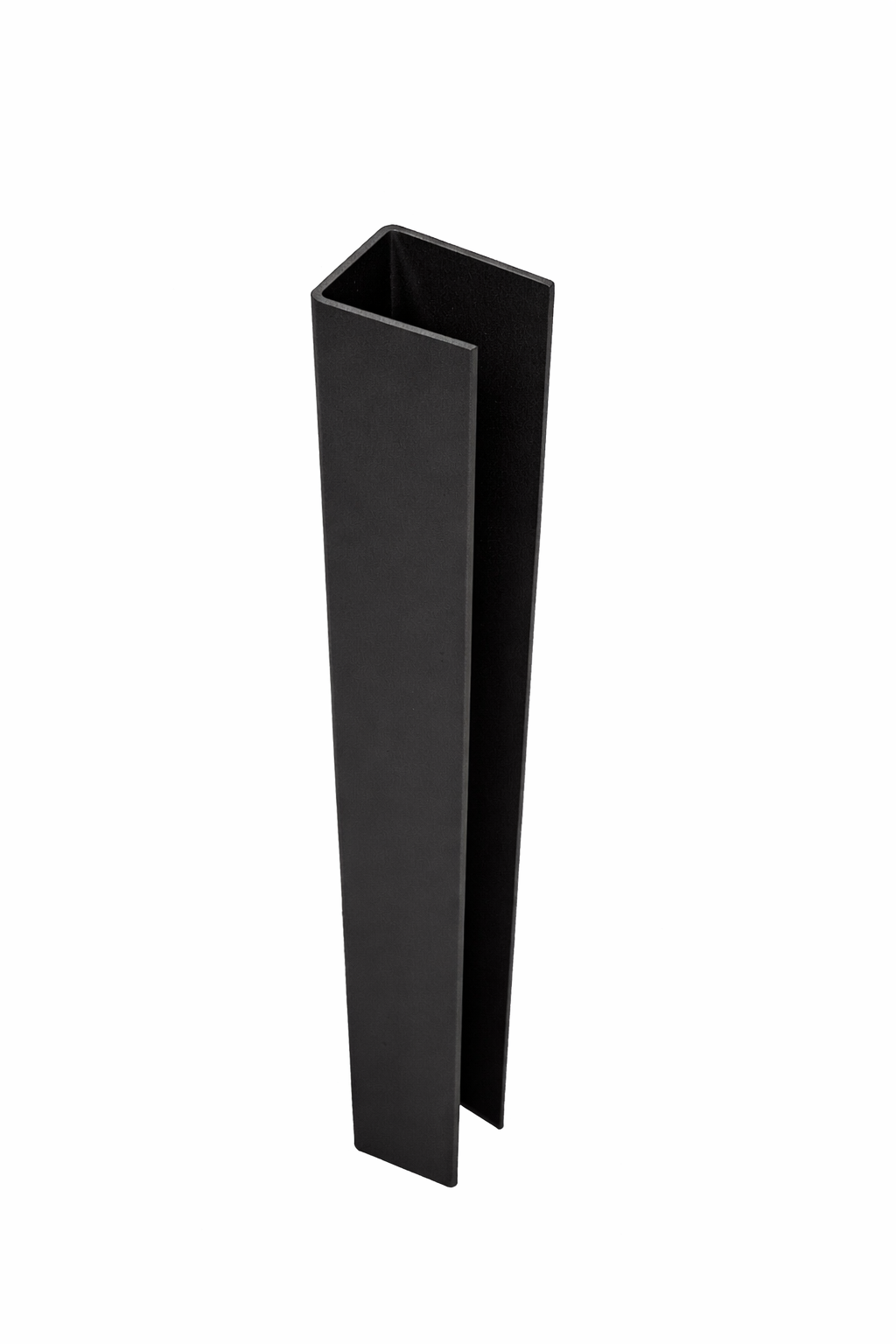 black vinyl u-channel