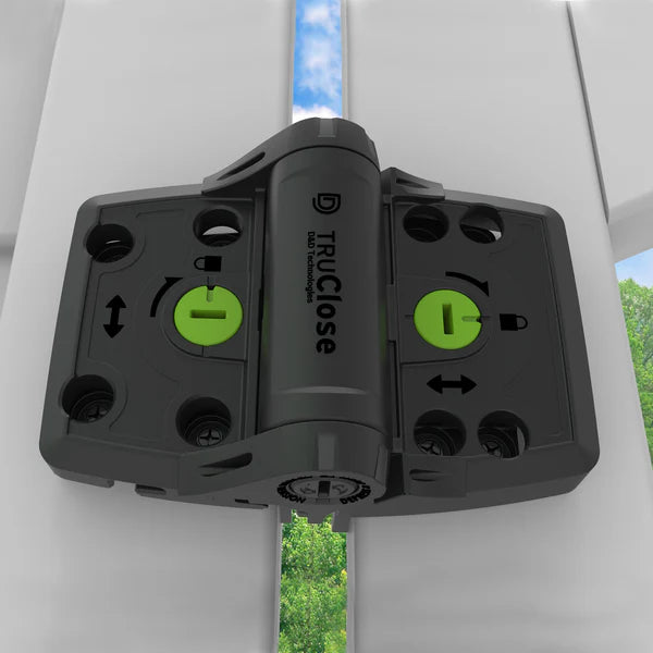 True Close Multi Adjust heavy duty gate hinge stock image