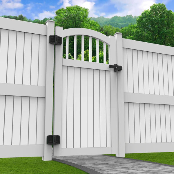 True Close Multi Adjust heavy duty gate hinge  installed on a gate