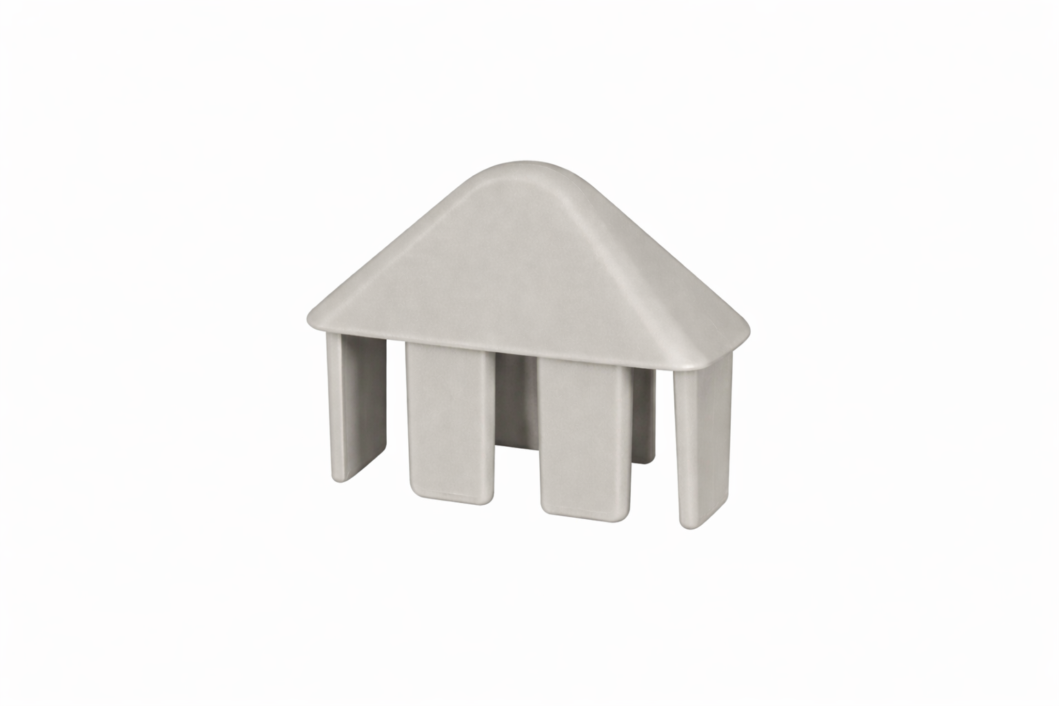 khaki square vinyl picket cap