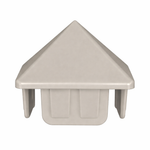 khaki vinyl square picket cap 