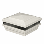 tan vinyl LED post cap