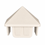 tan vinyl square picket cap