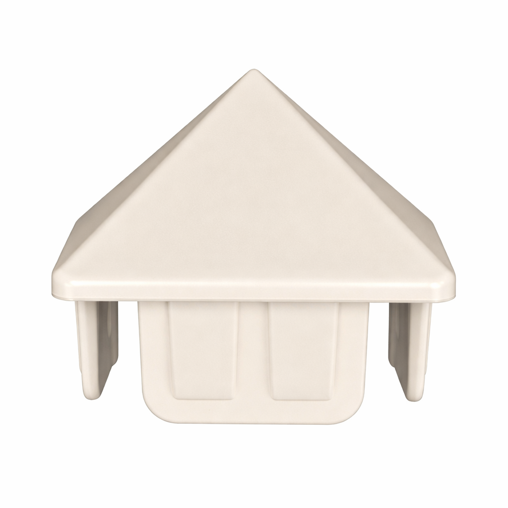 tan vinyl square picket cap