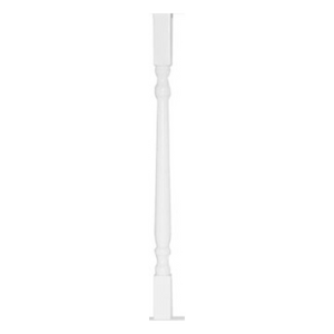 white colonial spindle
