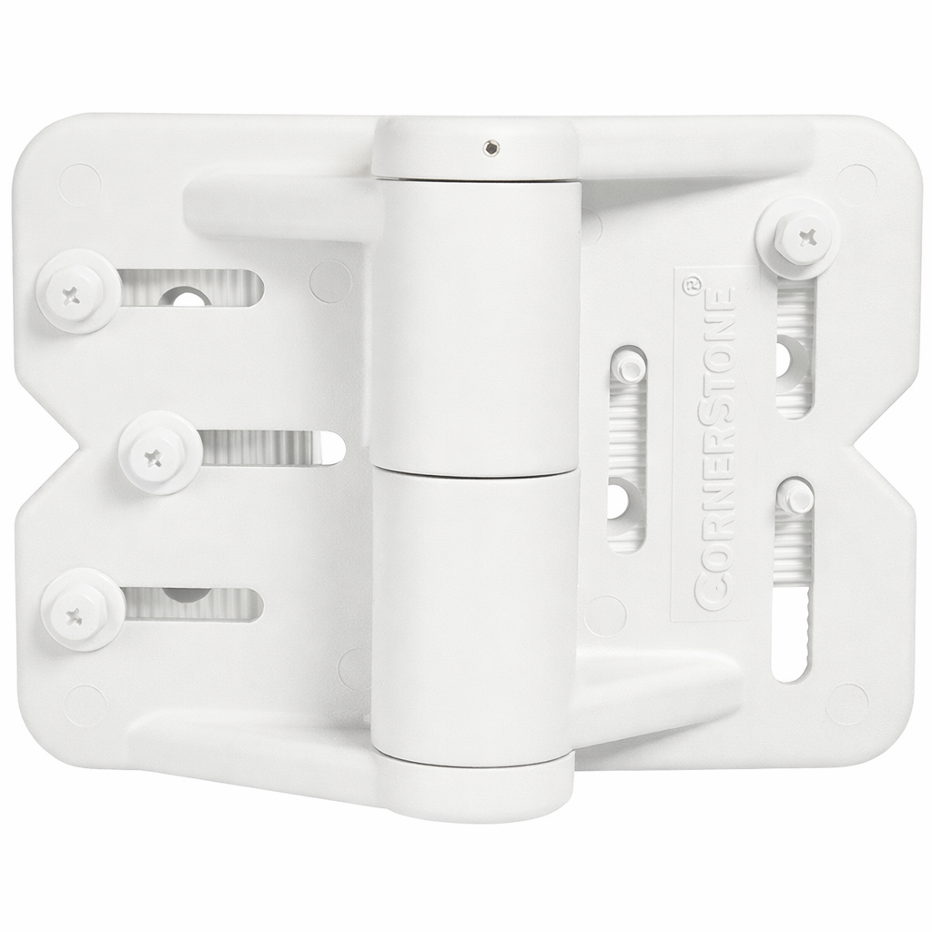 white gate hinge
