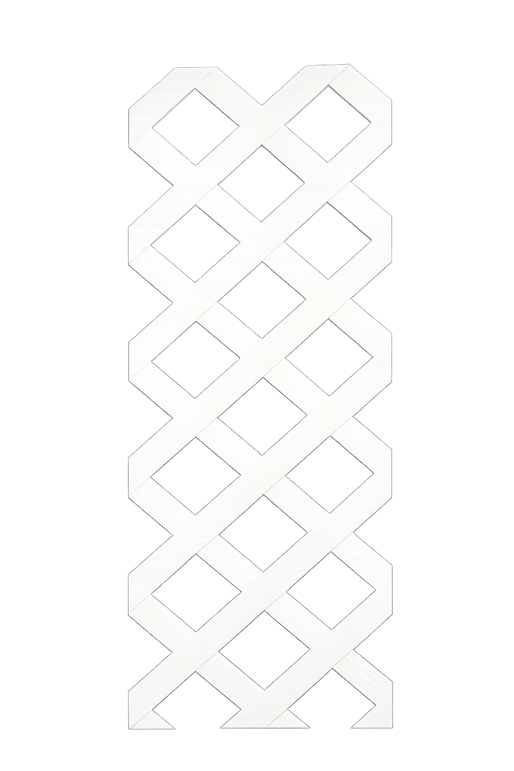white vinyl lattice